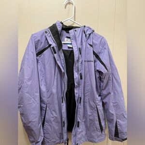 Good used condition size L light purple Columbia jacket